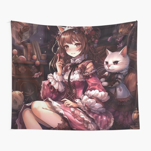 Original Character Nekomini deals Tapestry