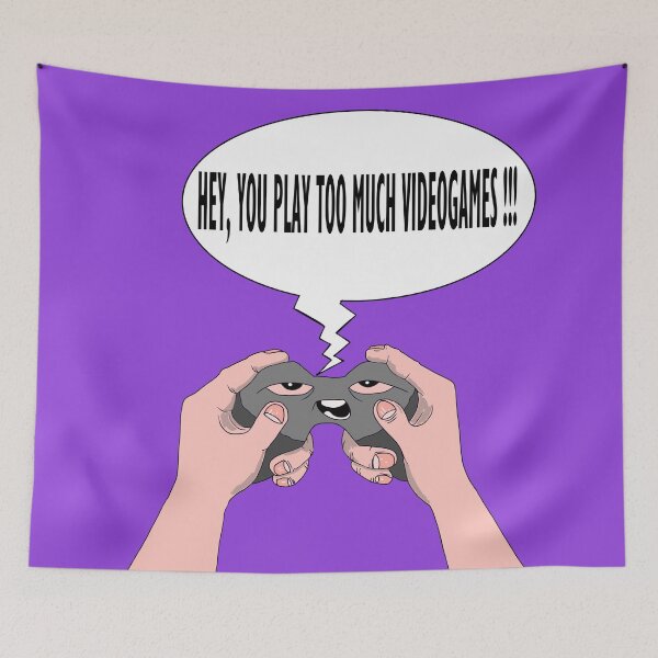 Item preview, video game addiction designed and sold by AyseAkcay.