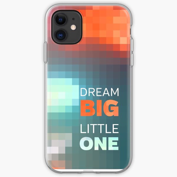 Dream Big Little One Mosaic Stained Glass iPhone Soft Case