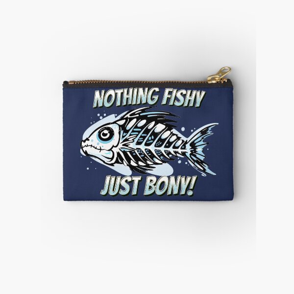 Item preview, Nothing Fishy, Just Bony fishing design designed and sold by Saltys-Shop.