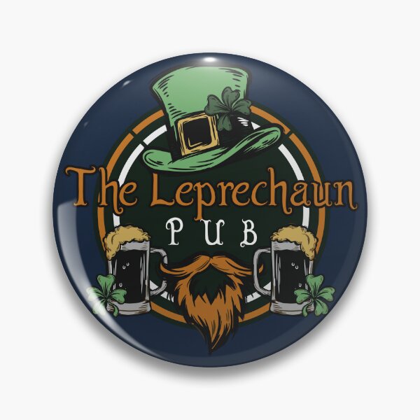 Item preview, The Leprechaun PUB Irish Shield Design designed and sold by Baron-Grafico.