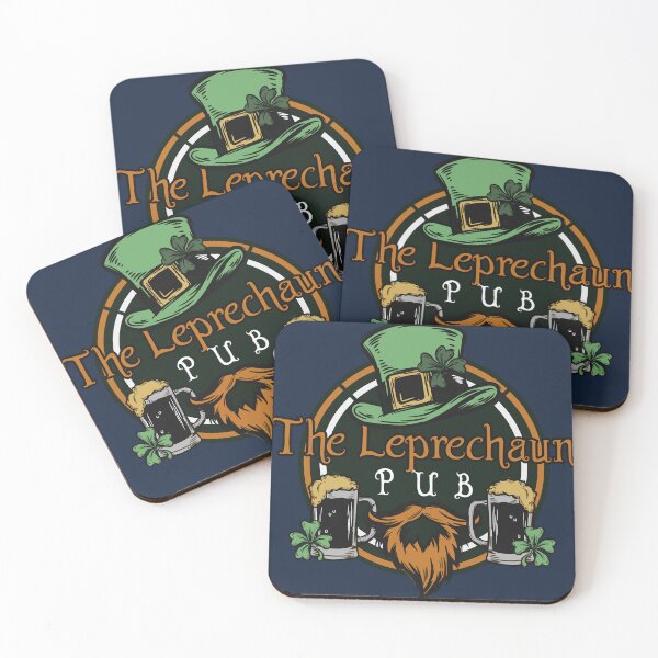 Item preview, The Leprechaun PUB Irish Shield Design designed and sold by Baron-Grafico.