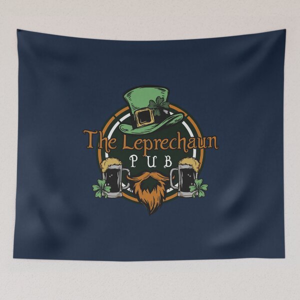 Item preview, The Leprechaun PUB Irish Shield Design designed and sold by Baron-Grafico.