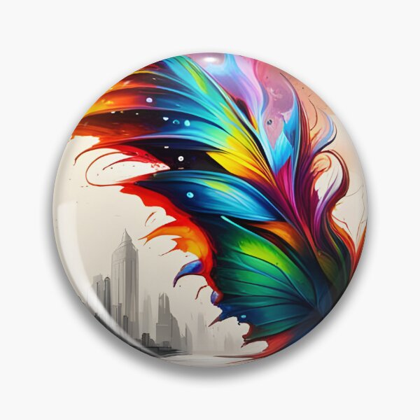Item preview, Chroma Wings: The Radiant Flight of a Graffiti Butterfly designed and sold by CreativeCircus.