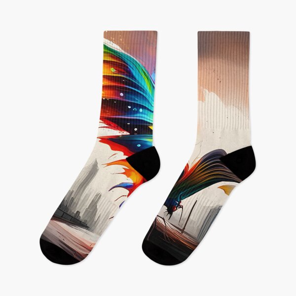 Item preview, Chroma Wings: The Radiant Flight of a Graffiti Butterfly designed and sold by CreativeCircus.