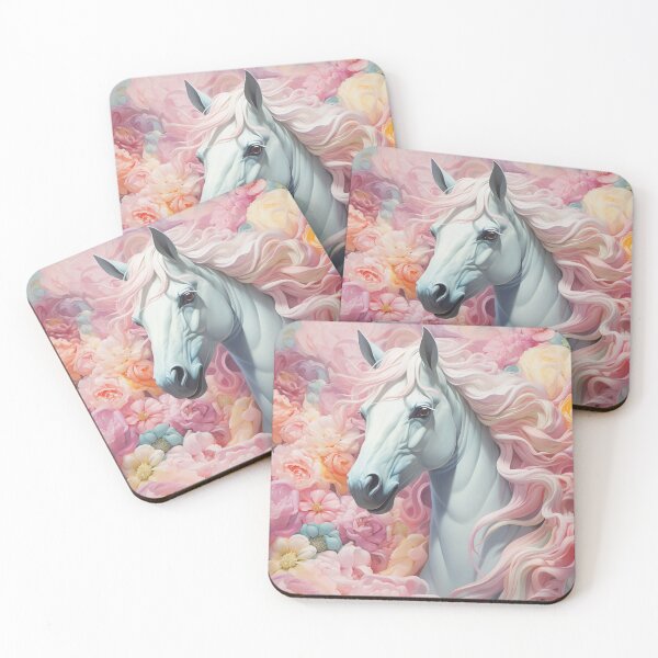 Item preview, Beautiful Horse with Flowers designed and sold by ebrawne.