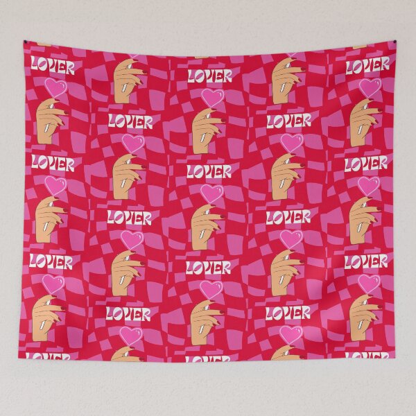 Item preview, Lover Taylor Checkered Red Pink designed and sold by mariahmoniquedesign.