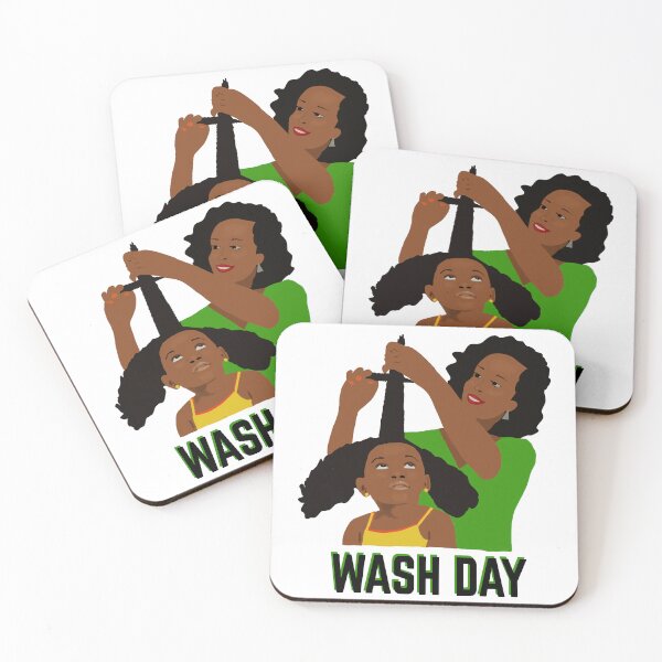 Item preview, Wash Day | Black Mom Combing Daughter's Hair designed and sold by blackartmatters.