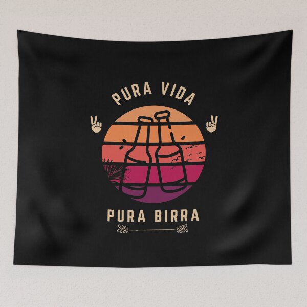 Item preview, Pura Vida, Pura Birra designed and sold by GenXYZstuff.