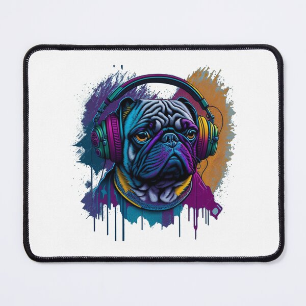 Aperçu de l'œuvre Carlin DJ créée et vendue par Pug-Obsession.