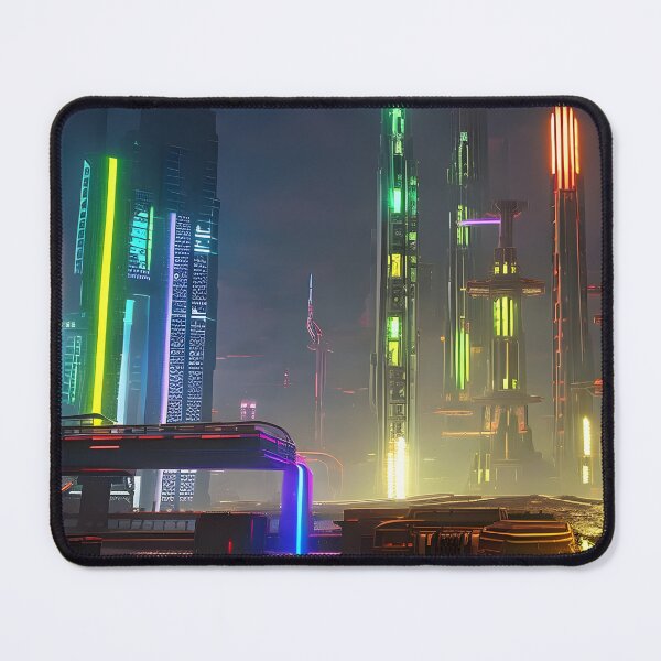 Item preview, Cyber City On Water designed and sold by Ink Art Design.
