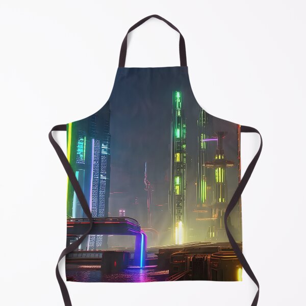 Item preview, Cyber City On Water designed and sold by Ink Art Design.