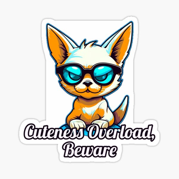 Cuteness Overload Stickers for Sale