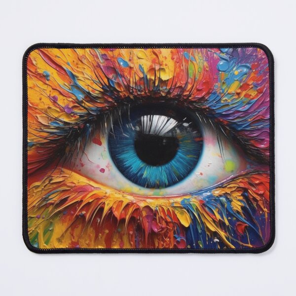 Item preview, Colorful eye, surreal paint designed and sold by Jaro90.