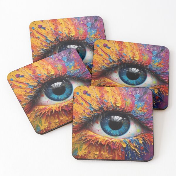 Item preview, Colorful eye, surreal paint designed and sold by Jaro90.