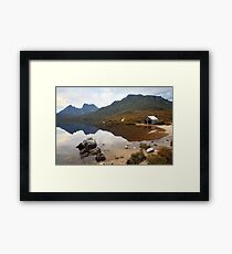 Boat Shed, Dove Lake, Cradle Mountain Nat. Park, Australia Framed Print