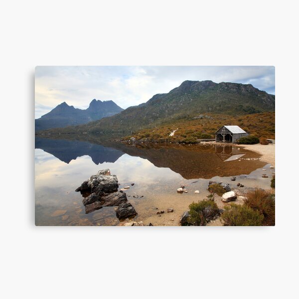 Boat Shed, Dove Lake, Cradle Mountain Nat. Park, Australia Canvas Print