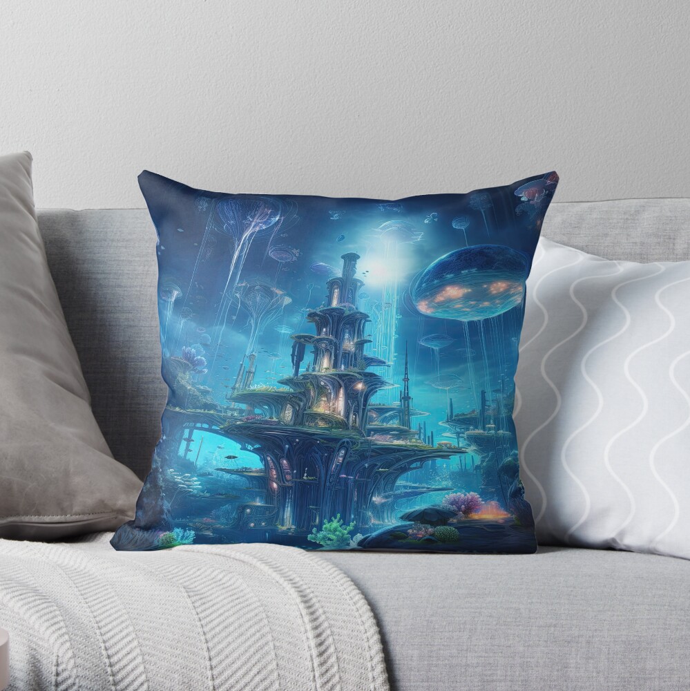 Item preview, Throw Pillow designed and sold by garretbohl.