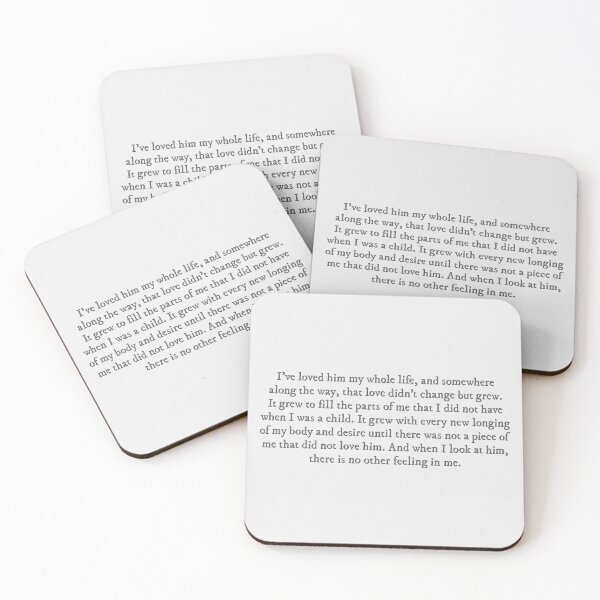 Item preview, If He Had Been with Me quote designed and sold by percqbeths.