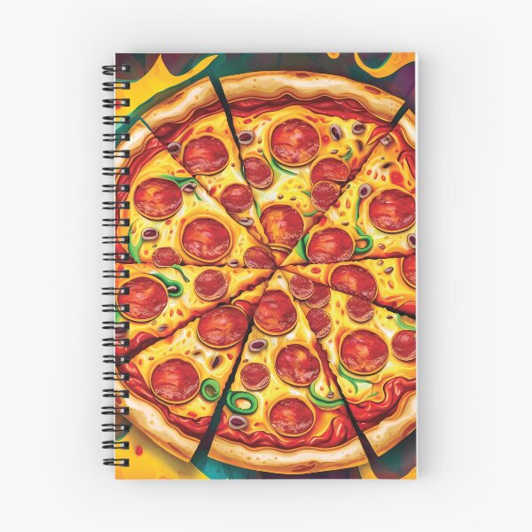 Item preview, Delicious Pepperoni Pizza Delight | Abstract Pizza Art designed and sold by PopPopGfx.