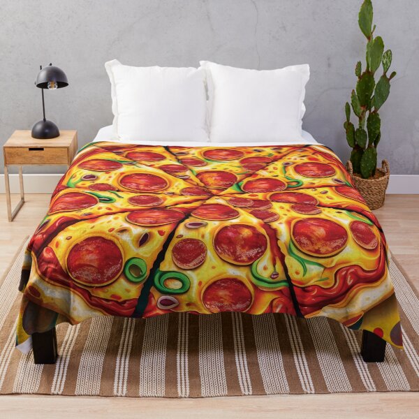 Item preview, Delicious Pepperoni Pizza Delight | Abstract Pizza Art designed and sold by PopPopGfx.