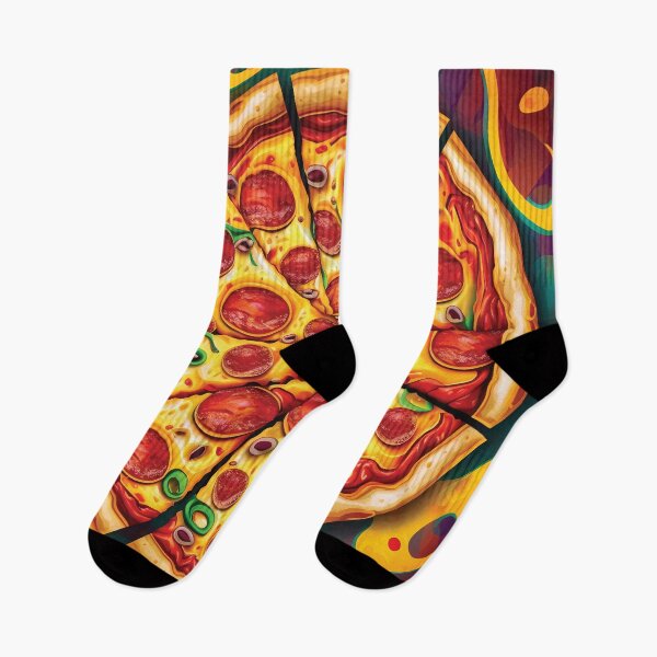 Item preview, Delicious Pepperoni Pizza Delight | Abstract Pizza Art designed and sold by PopPopGfx.
