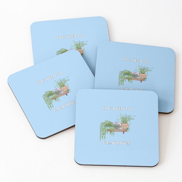 Item preview, You Need To Calm Down Blue Plants YNTCD designed and sold by mariahmoniquedesign.