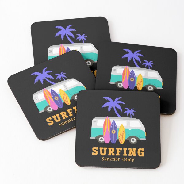 Item preview, Surfing Summer Camp designed and sold by GoodOldVintage.