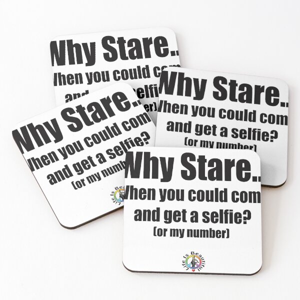 Item preview, Why Stare? designed and sold by WombleChops.