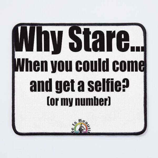Item preview, Why Stare? designed and sold by WombleChops.
