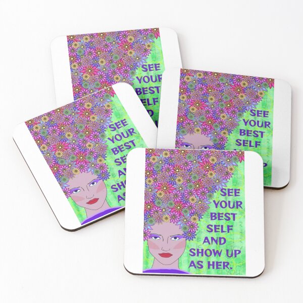 Item preview, Radical Feminist Humanist Quote - See Your Best Self And Show Up As Her designed and sold by LethalPixieDust.