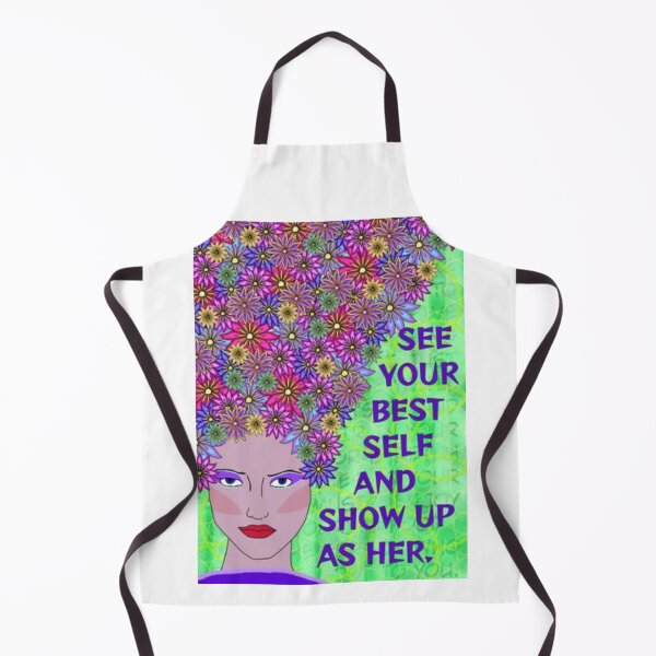 Item preview, Radical Feminist Humanist Quote - See Your Best Self And Show Up As Her designed and sold by LethalPixieDust.