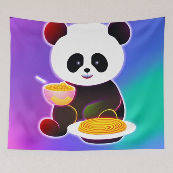 Item preview, Super cute ramen panda designed and sold by OfficeDoodler.