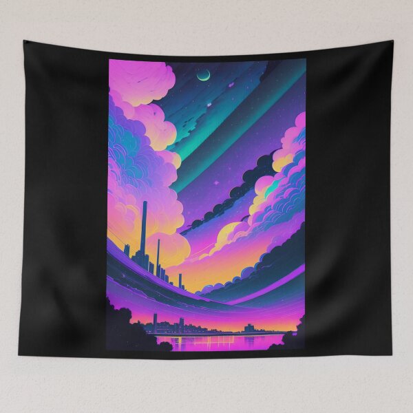 Item preview, Neon Skies 002 designed and sold by DrearyDaydreams.