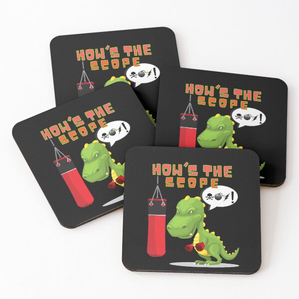 Item preview, A cool T-rex who can't reach the boxing bag designed and sold by Animal world designs.