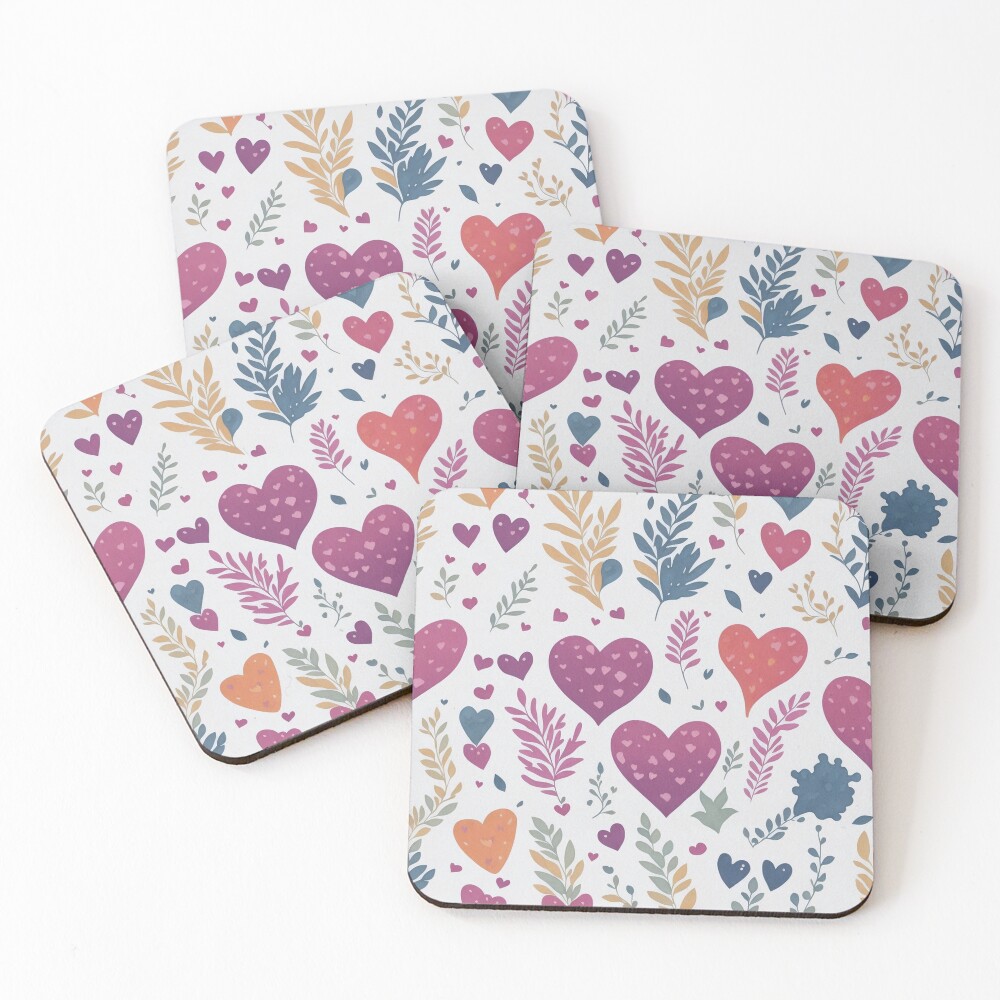 Item preview, Coasters (Set of 4) designed and sold by PawsAndCoffeeCo.