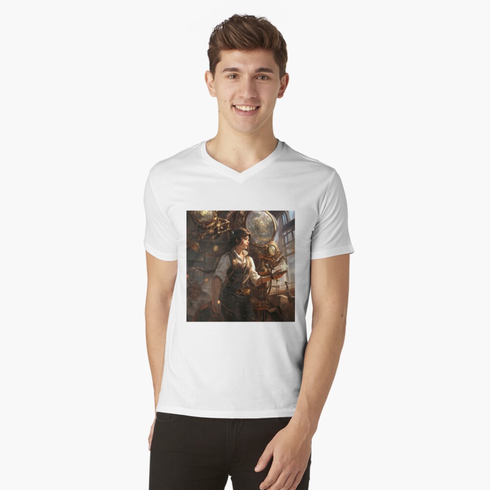 Item preview, V-Neck T-Shirt designed and sold by garretbohl.