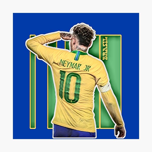 Neymar Jr- Brazil Legend Photographic Print for Sale by FootballArcade