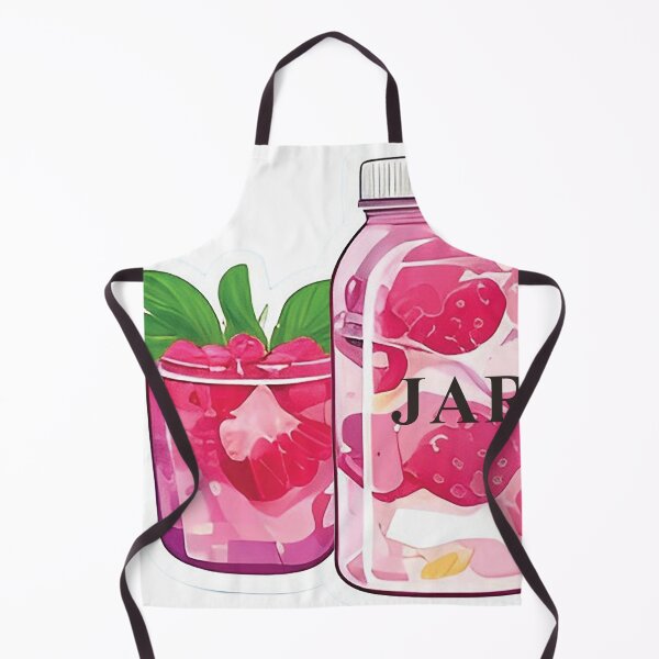 Item preview, Pink drink and jar with strawberries designed and sold by Tstickers888.