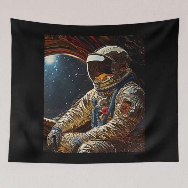 Item preview, Astronaut Helmet and Suit: A Classic Icon Evoking the Magic of Space Exploration designed and sold by JLCableStudio.