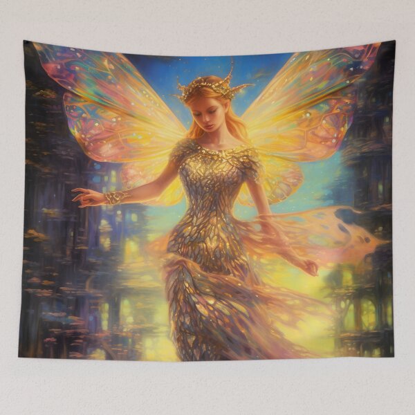 Item preview, Iridescent glowing Fairy 9 designed and sold by Art by Lilia.