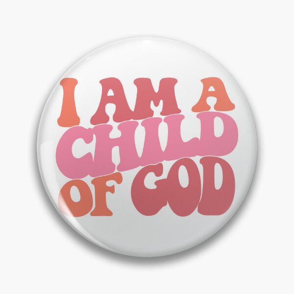 Item preview, I Am A Child Of God - John 1:12 Pink - Retro designed and sold by amazingjoy.