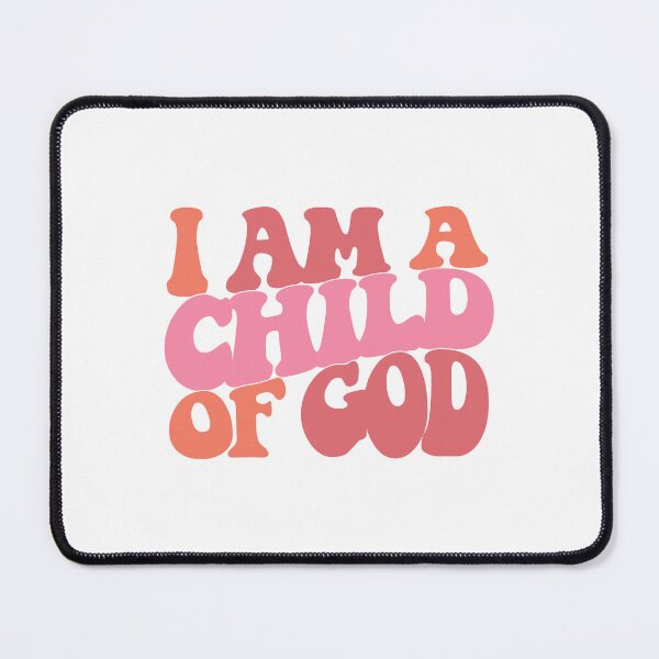 Item preview, I Am A Child Of God - John 1:12 Pink - Retro designed and sold by amazingjoy.