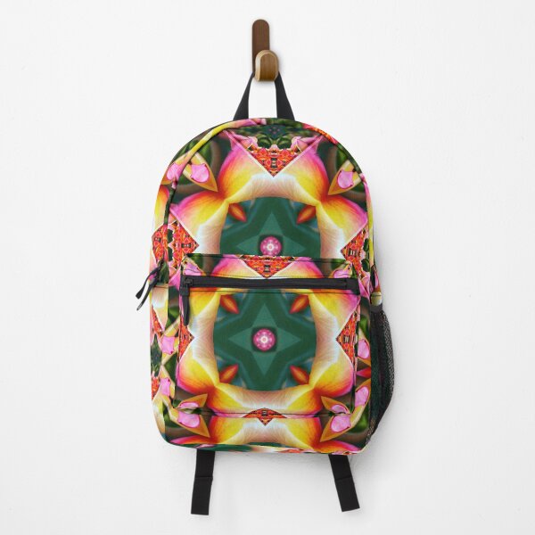 Item preview, *Wonderful Colorful Geometric Plumeria Hawaiian Flowers Abstract Patchwork Painting.* designed and sold by Ralek.