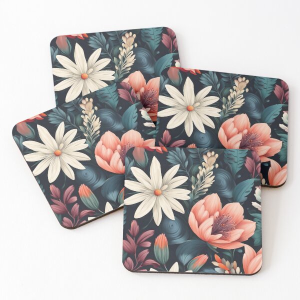 Item preview, Blossoming Exotica: Vibrant Floral Pattern Print designed and sold by imaginariumlab.