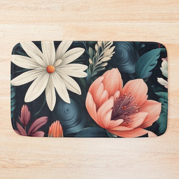 Item preview, Blossoming Exotica: Vibrant Floral Pattern Print designed and sold by imaginariumlab.