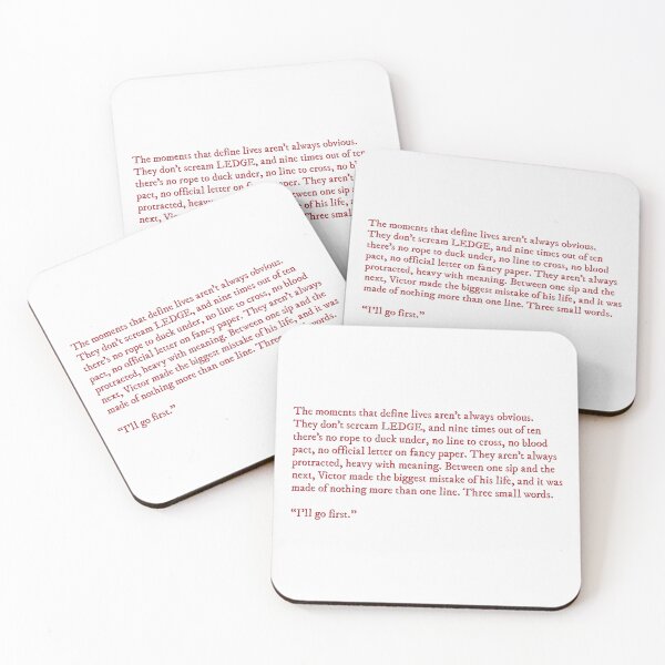 Item preview, Vicious V.E. Schwab quote designed and sold by percqbeths.