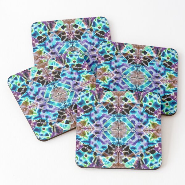 Item preview, Big multi-colored geode tile designed and sold by melridger.