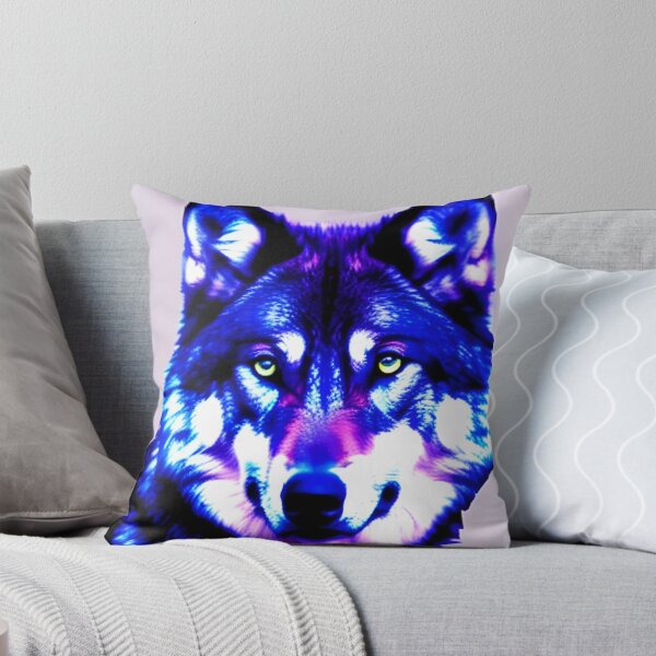 Item preview, blue wolf designed and sold by SpawnofSutur.
