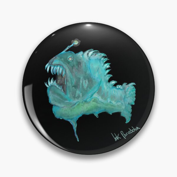 Item preview, Neon anglerfish designed and sold by InkPareidolia.